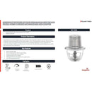 Russell Hobbs Cordless Rechargeable Midi Chopper RHCMC (863099)