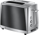 Russell Hobbs Luna 2 Slice Toaster and Kettle Set Moonlight Grey