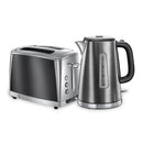 Russell Hobbs Luna 2 Slice Toaster and Kettle Set Moonlight Grey