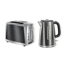 Russell Hobbs Luna 2 Slice Toaster and Kettle Set Moonlight Grey
